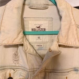 Hollister Off-White Denim Jacket